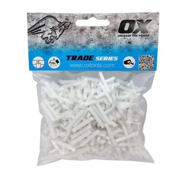 Ox Tools Trade 1/8" Hard Plastic Spacers 'T', PK500 OX-T161320